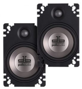 4-Polk Audio 4.6-Inch Plate Style Speakers Best Car Speakers